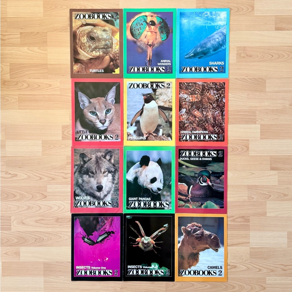 VINTAGE 1986 ZOOBOOKS 2 COLLECTION